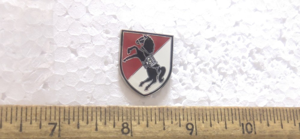 US Army - 11th Armored Cavalry Regiment Support Pin