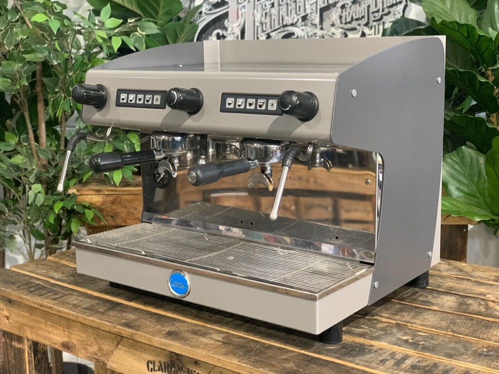 CARIMALI PRATICA E2 2 GROUP HIGH CUP GREY ESPRESSO COFFEE MACHINE