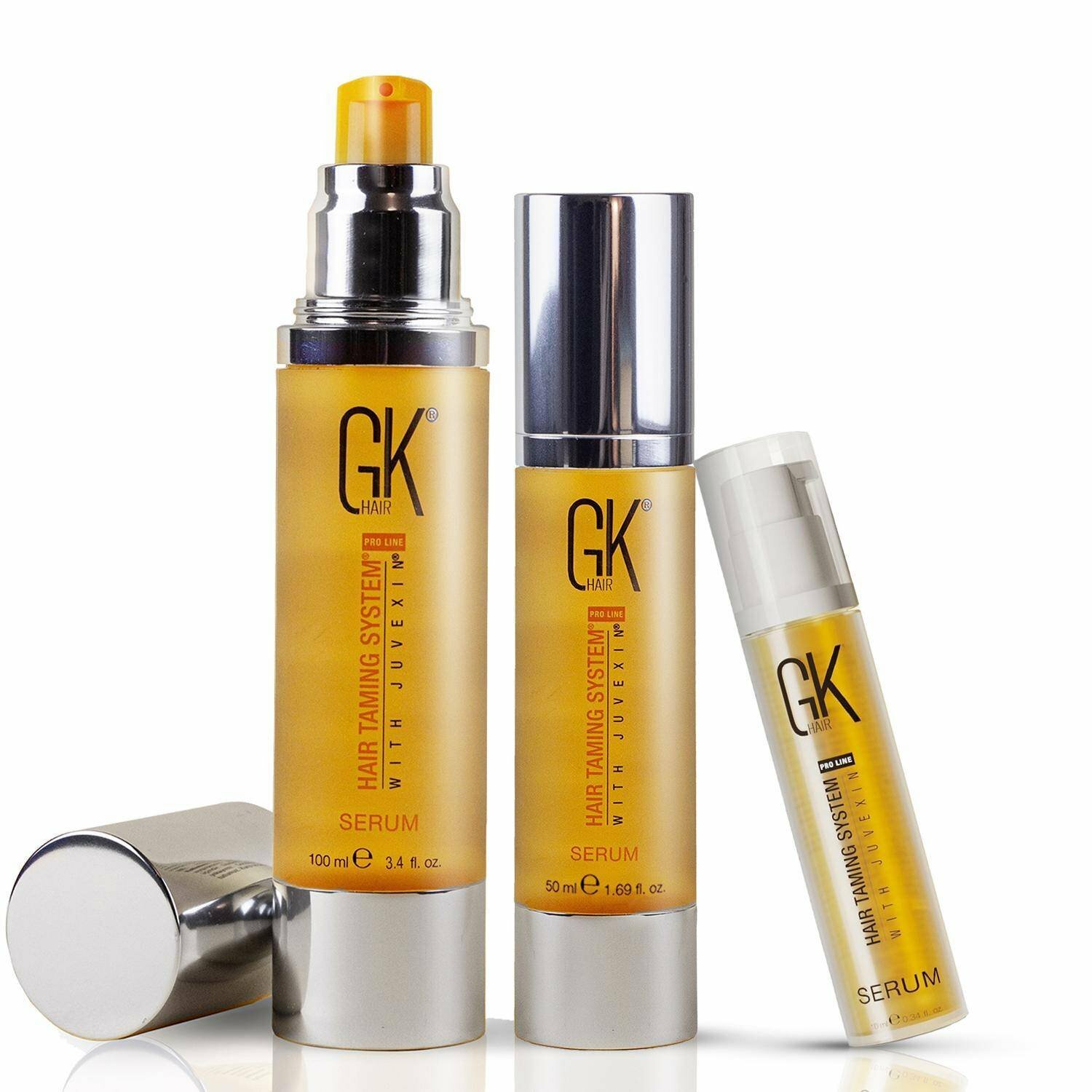 GK HAIR Women Men Hair Serum Argan Oil Smoothing Shine Styling Dry Damage Repair