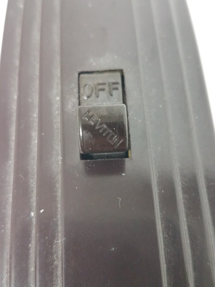 VTG Leviton Surface Mounted Single Pole Switch - Brown