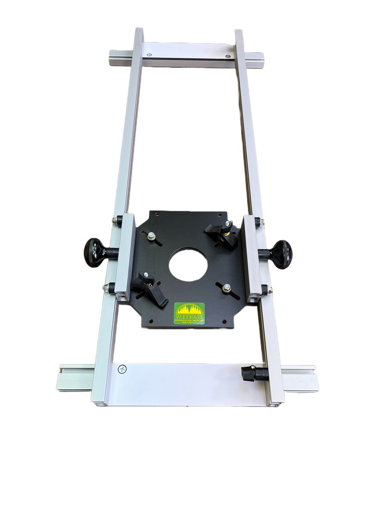 Double Track Planing Sled for Full Size Routers - Select Maximum Working Width