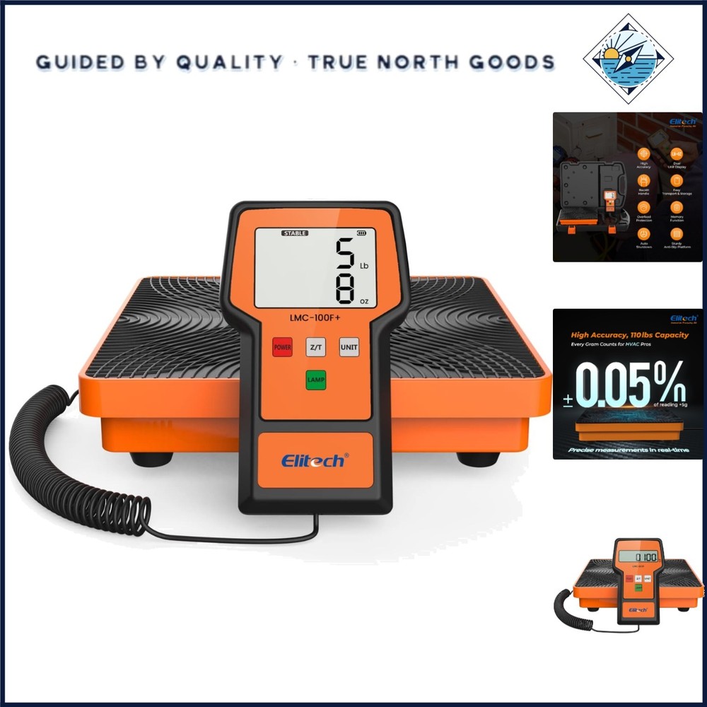 110 Lbs Electronic Charging Weight Scale with Tare Function & Non-Slip Platform