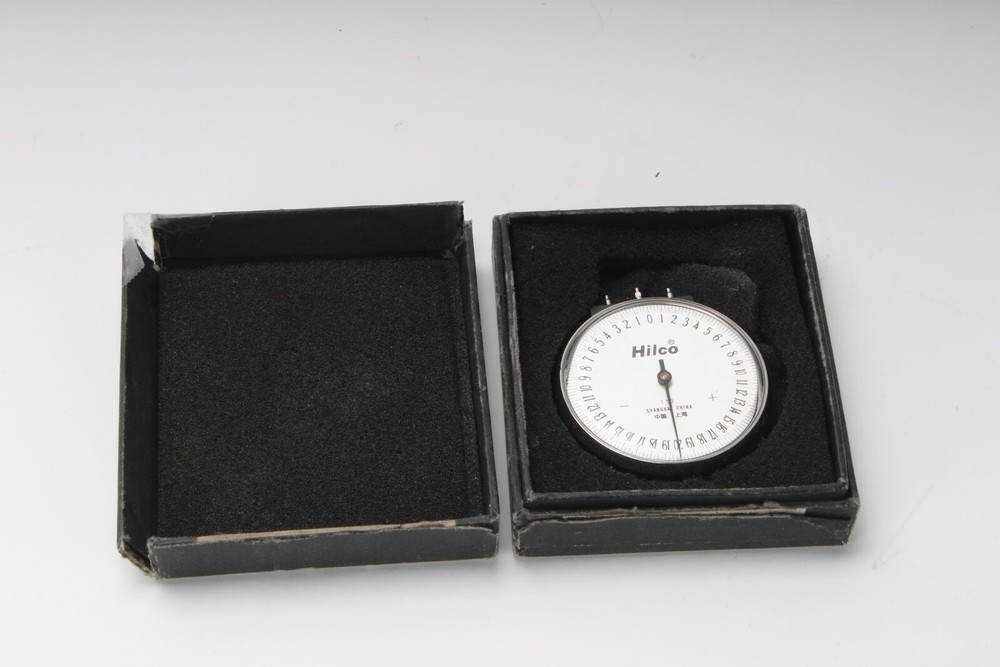 Hilco Vision 1004354 Lens Clock Spherometer With Case - Fair Condition