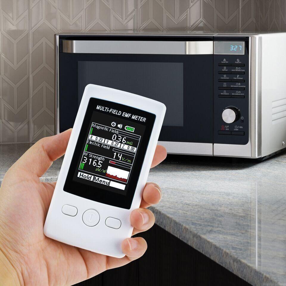 Compact LCD EMF Detector Meter Detects 3 Types of Electromagnetic Radiation