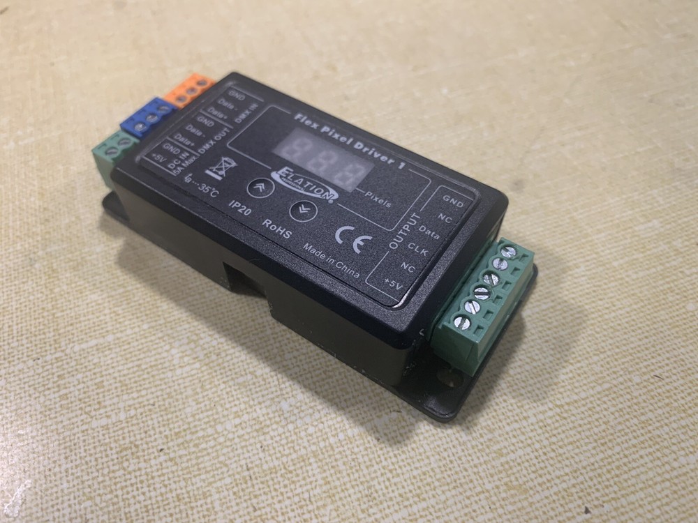 Elation Professional FLEX PIXEL DRIVER 1 DMX driver for 5VDC LED pixel tape