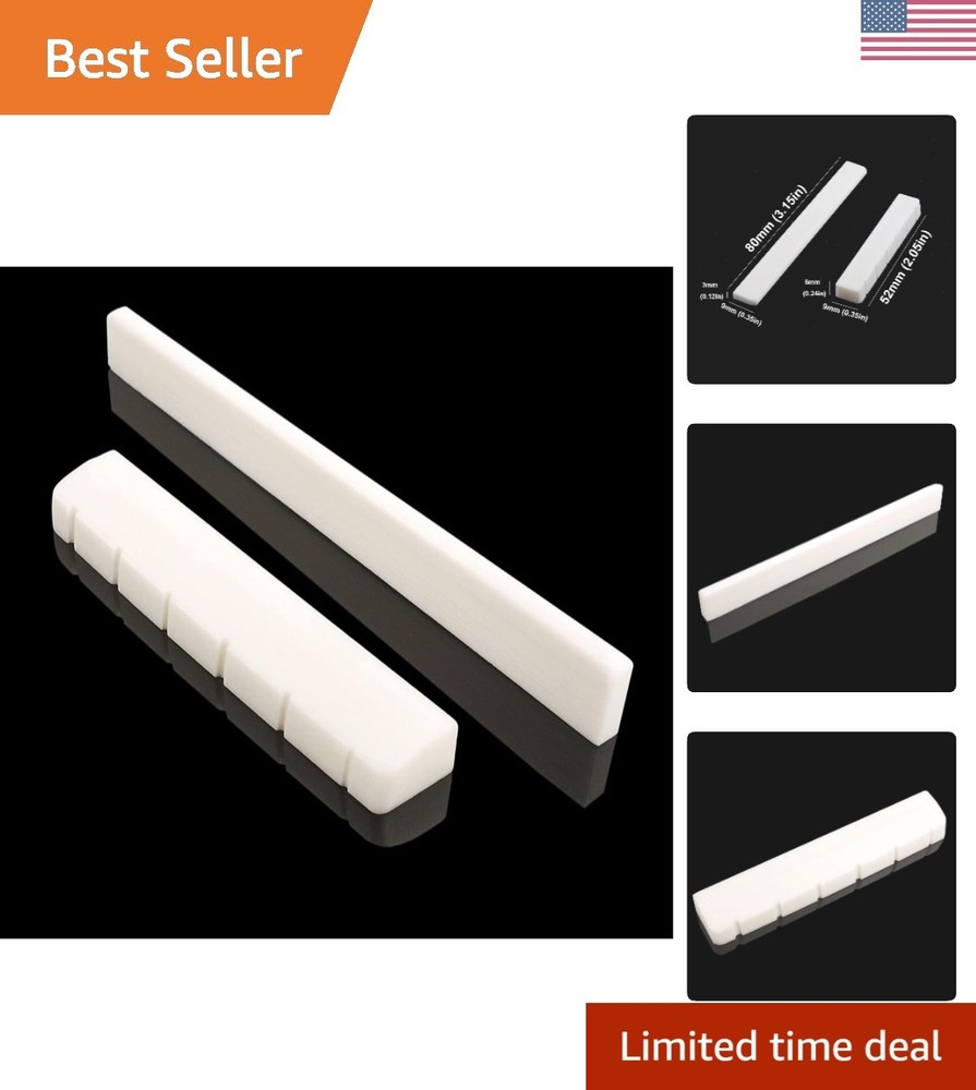 Quality Bone Nut & Saddle for Classical Guitars - Maximize Your Sound Experience