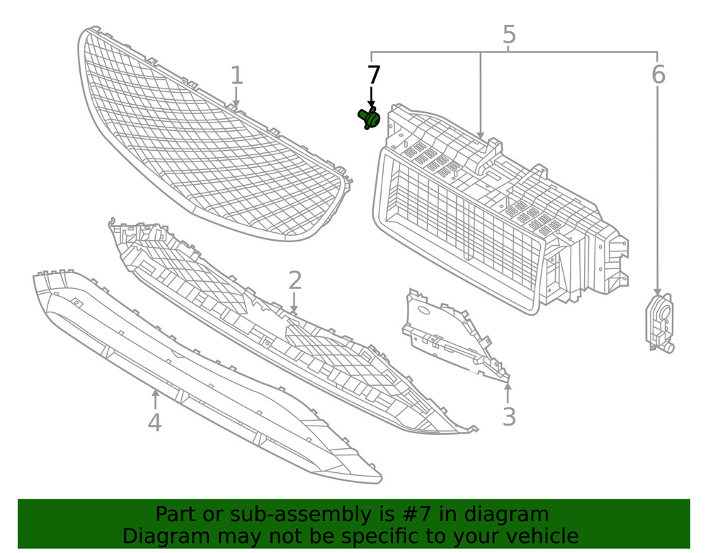 Genuine Sensor - Active Air Flap 86970-T1000