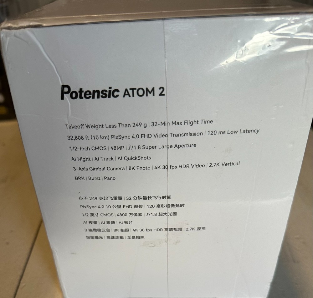 Potensic ATOM 2 Fly More Combo Camera Drone w/ Remote Controller (APM2530221)