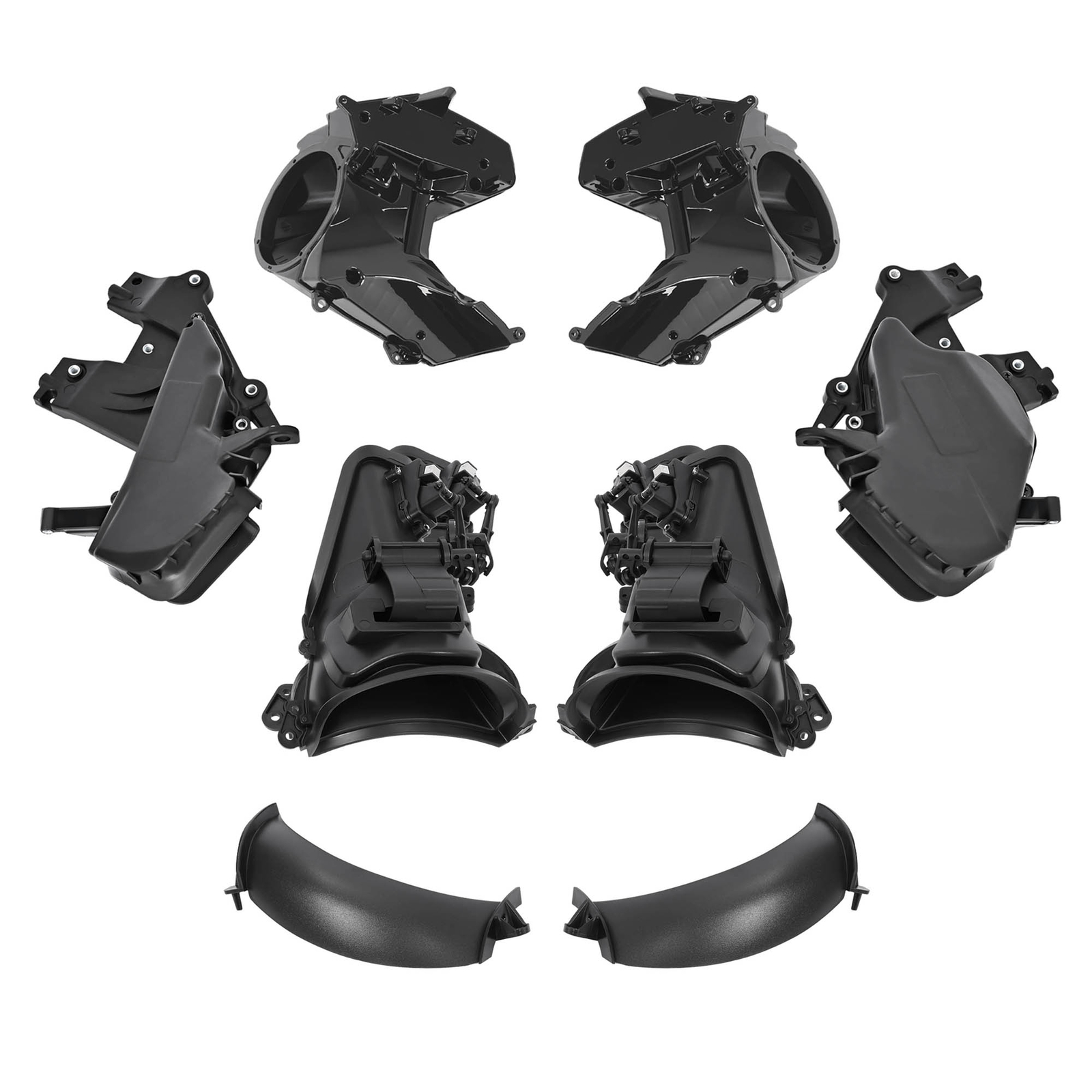 For Harley Road Glide 2015-2024 Inner Speaker Fairing Storage Glove Box Air Duct