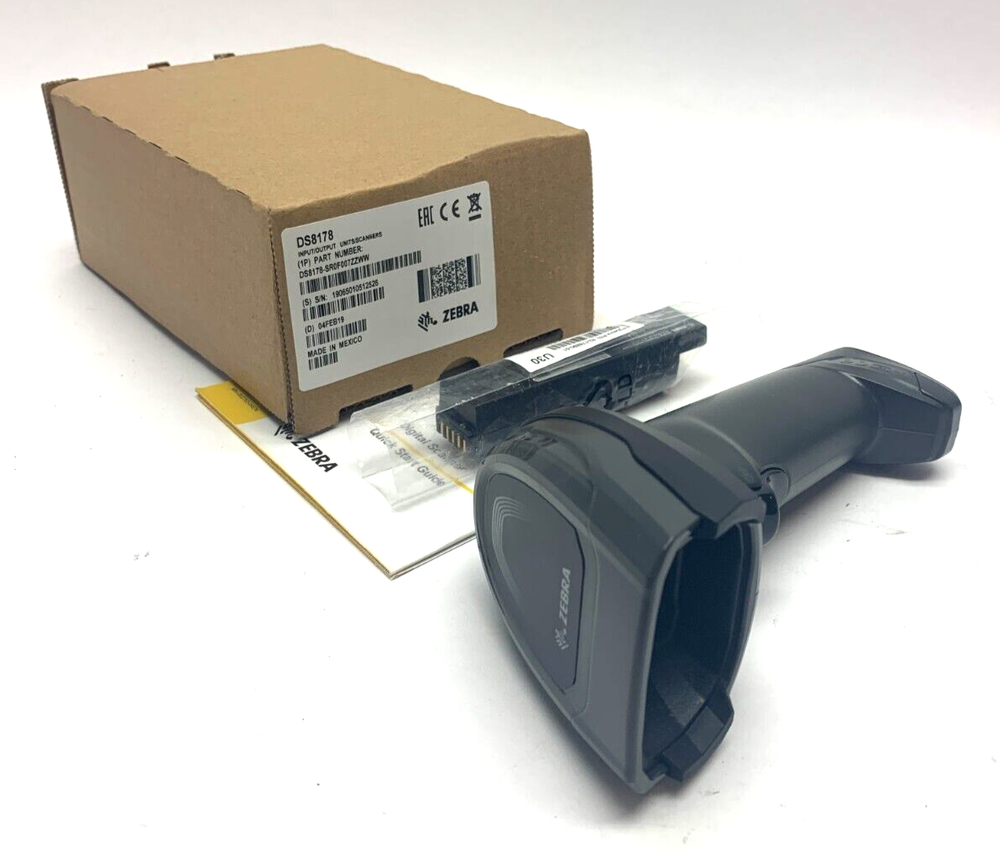 Zebra DS8178-SR0F007ZZWW Portable Scanner Standard Range (SR) w/ Battery