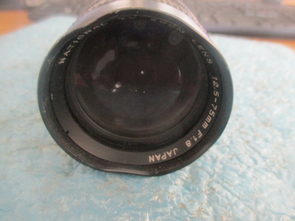 National 12.5 - 75MM TV Zoom Lens. F1.8