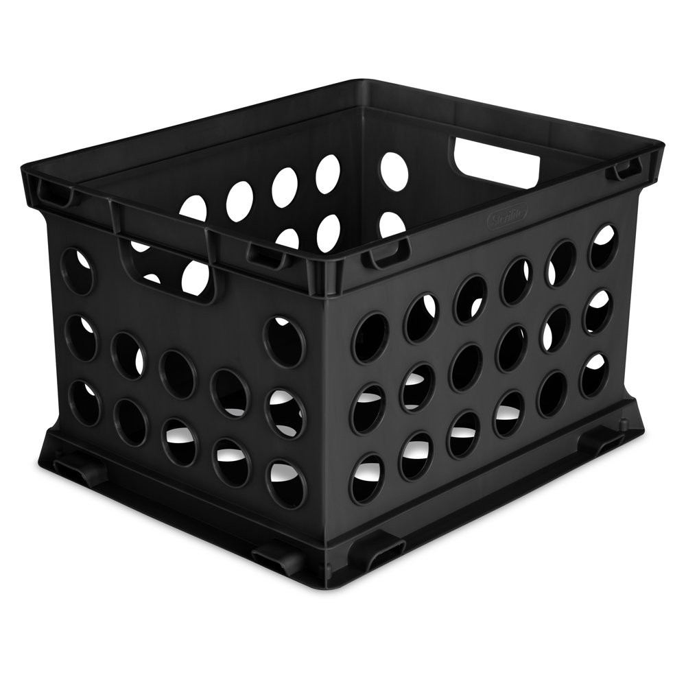 CRATE STORAGE CONTAINERS Plastic Milk Crates Bins