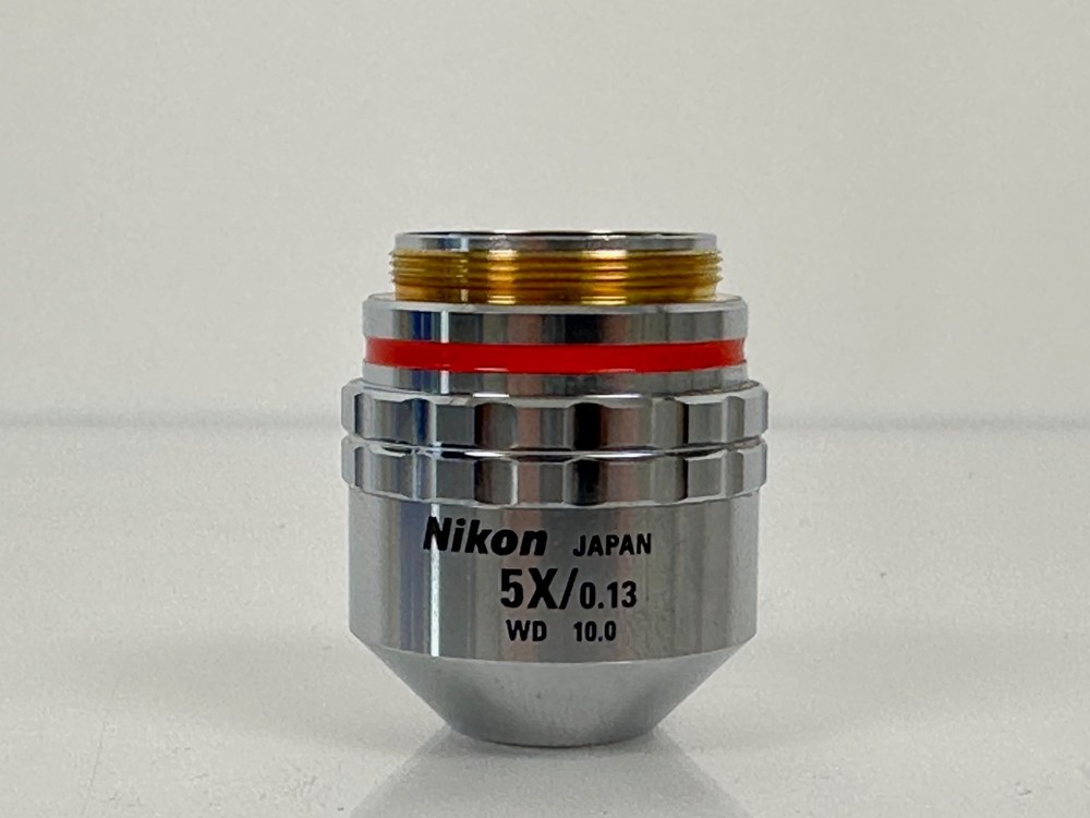 Nikon CF Plan 5x/0.13 ∞/0 BD WD 10.0 Microscope Objective Lens