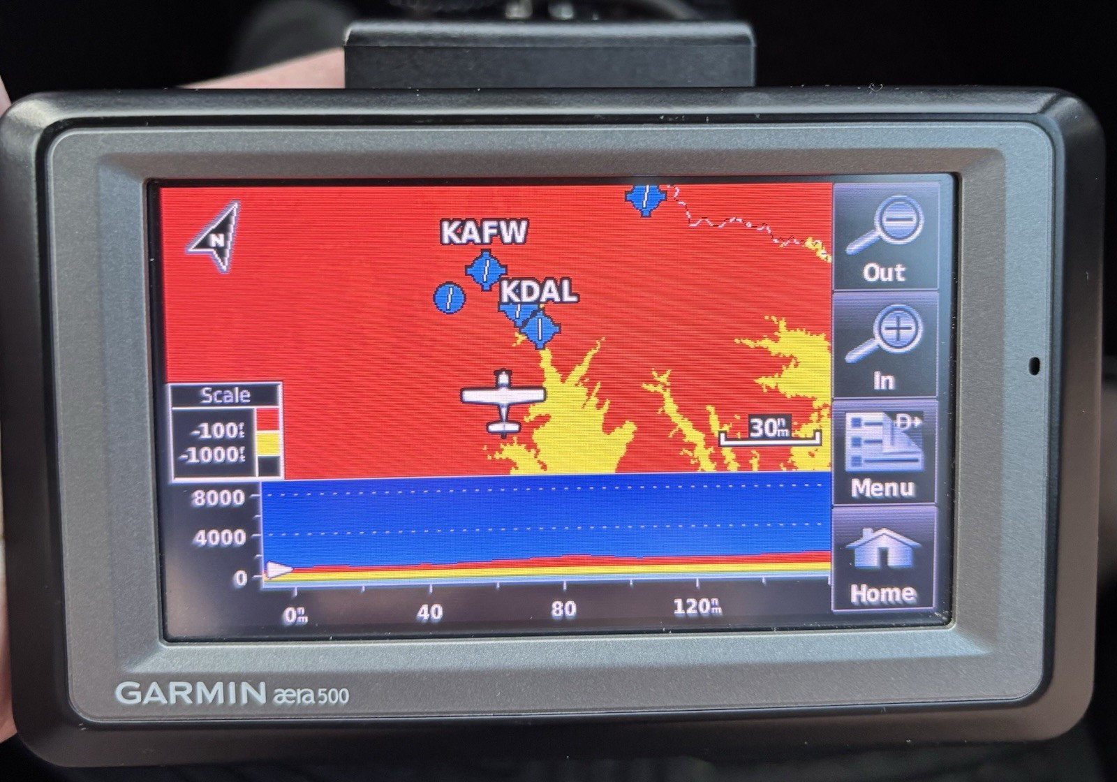 Garmin Aera 500 Portable Aviation Plane GPS Accessories Yoke Mount Cradle Bundle