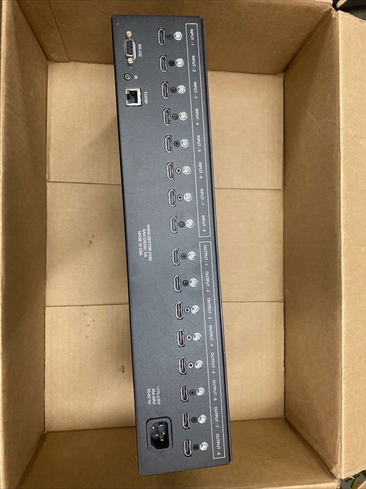 Zektor Clarity HD Audio Video Matrix Switch