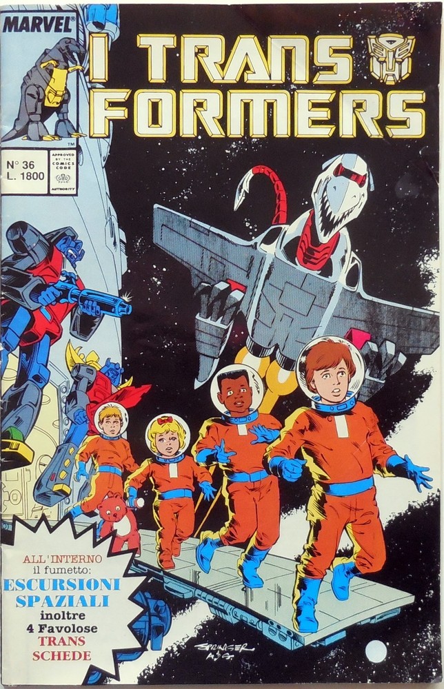 PLAY PRESS MARVEL I TRANSFORMERS N.36 1989