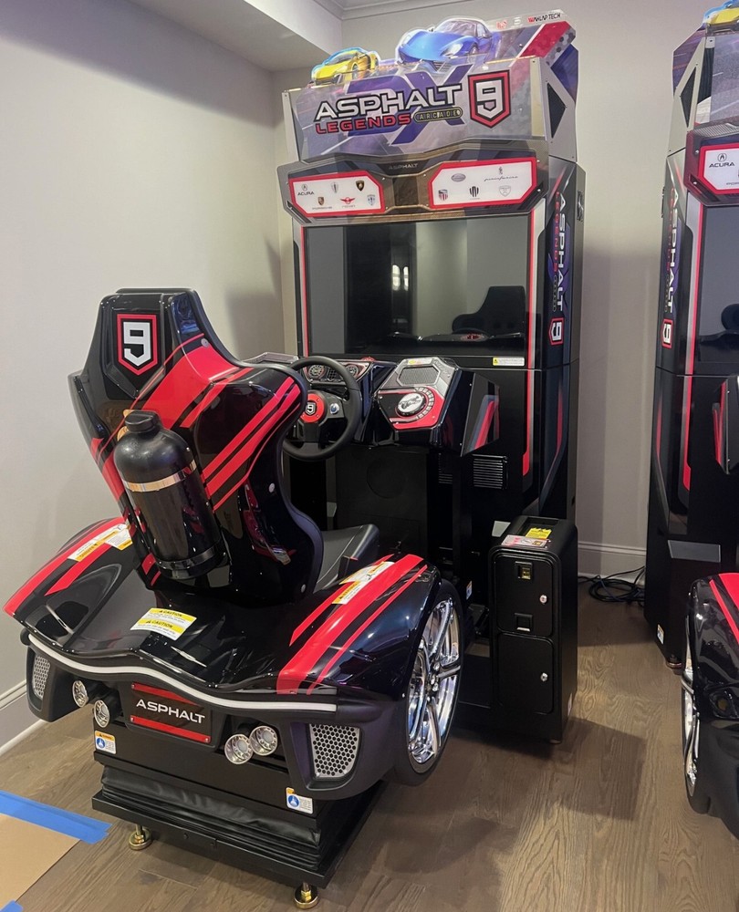ASPHALT LEGENDS 9 DX MOTION ARCADE MACHINE SIMULATOR by IGS (Excellent)