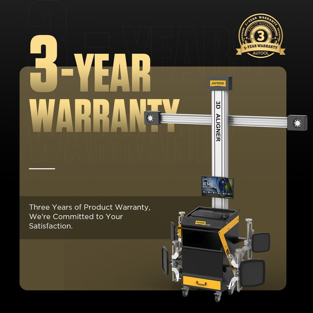 AUTOOL 3D Wheel Alignment Machine Wheel Aligner Aligning System For 4-Post Lifts