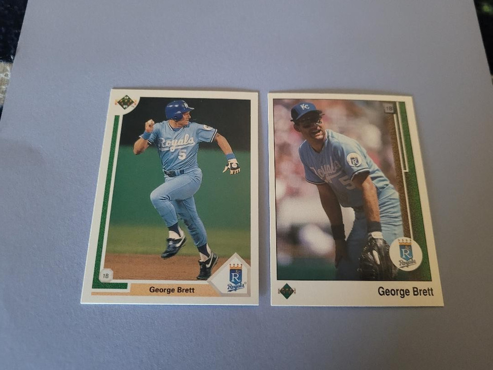 !!!    GEORGE BRETT  BASEBALL CARD LOT  $$