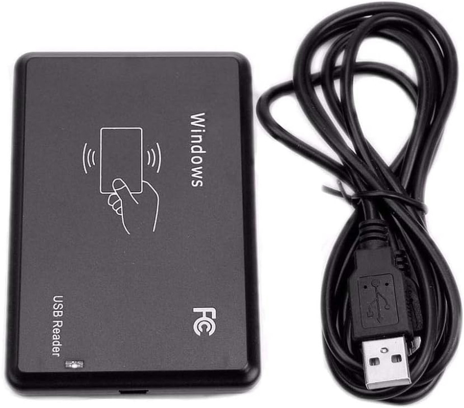 125Khz EM4100 USB RFID ID Card Reader Swipe Card Reader Plug and Play with Cable