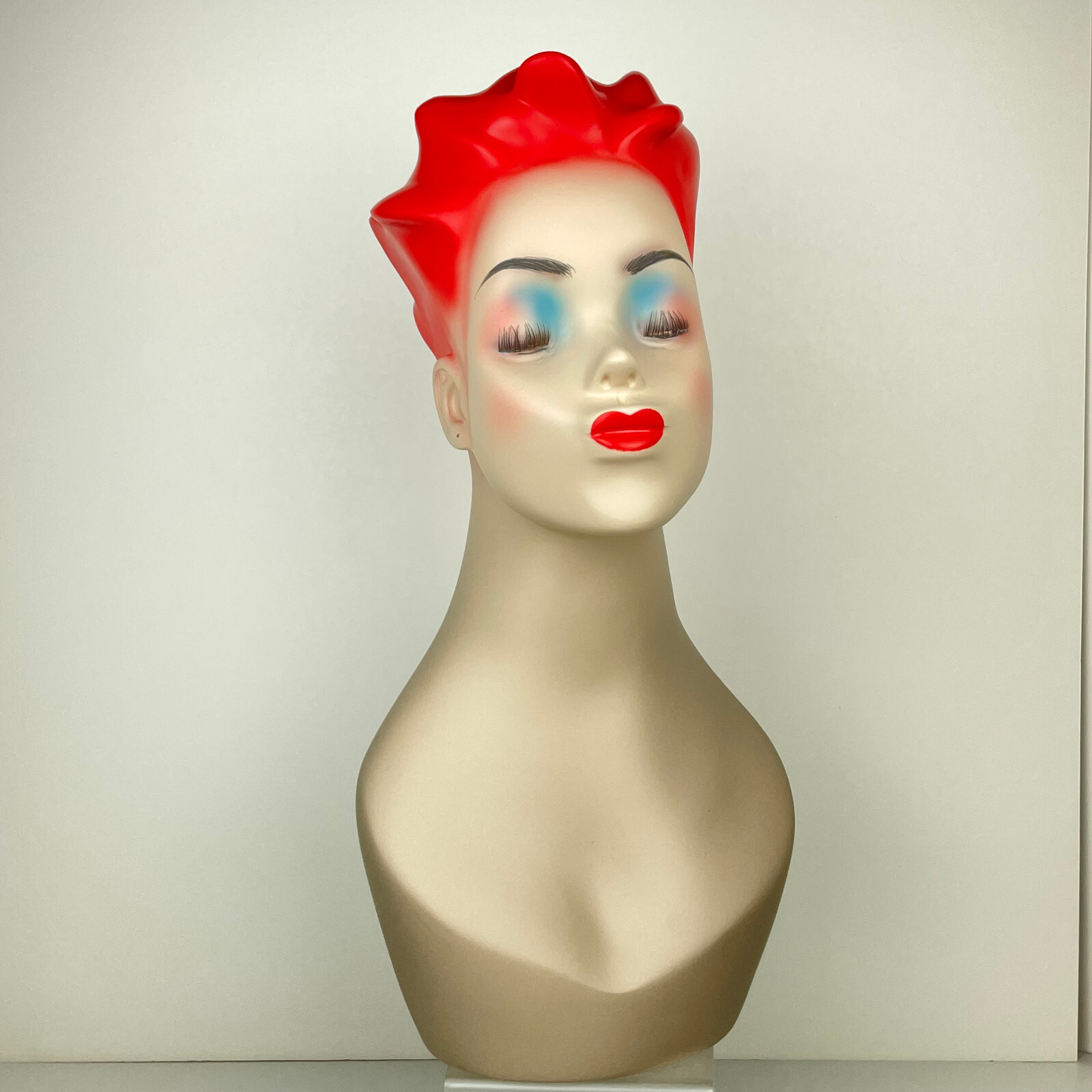 Mannequin Head Female with Red Hair 