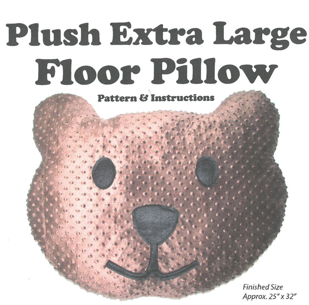 Plush Extra Large Teddy Bear Floor Pillow Pattern and Instructions (M409.14)