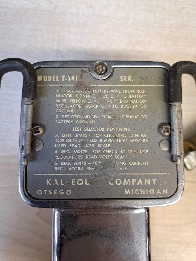 Kal-Equip Regulator Volt/Amp Tester T-141