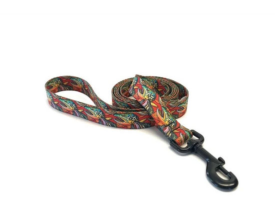 Freshwater Trout Pattern DOG COLLARS LEASHES AWESOME!! NEW!!