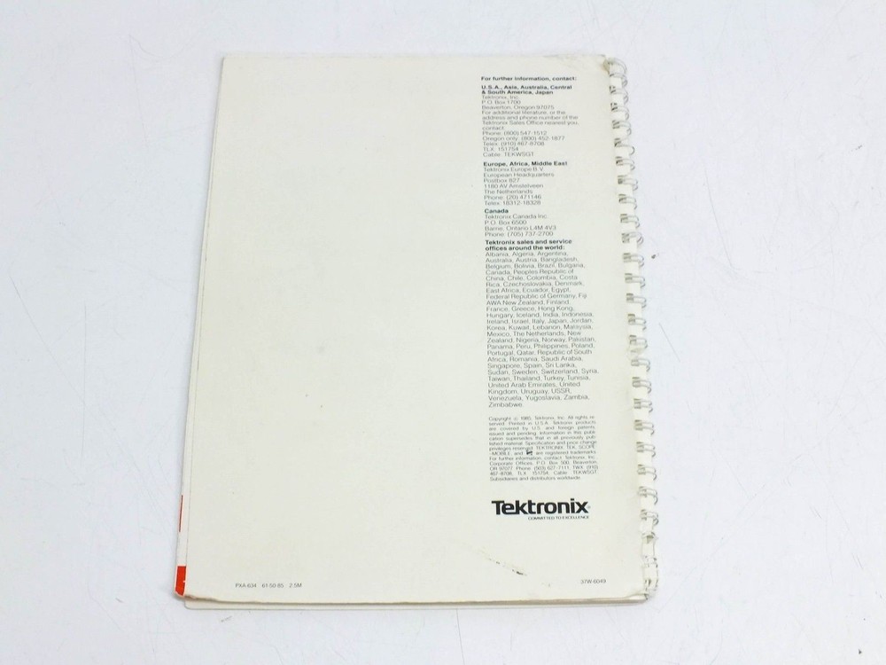 Tektronix 070-5497-00 2430 Digital Oscilloscope User Reference Guide