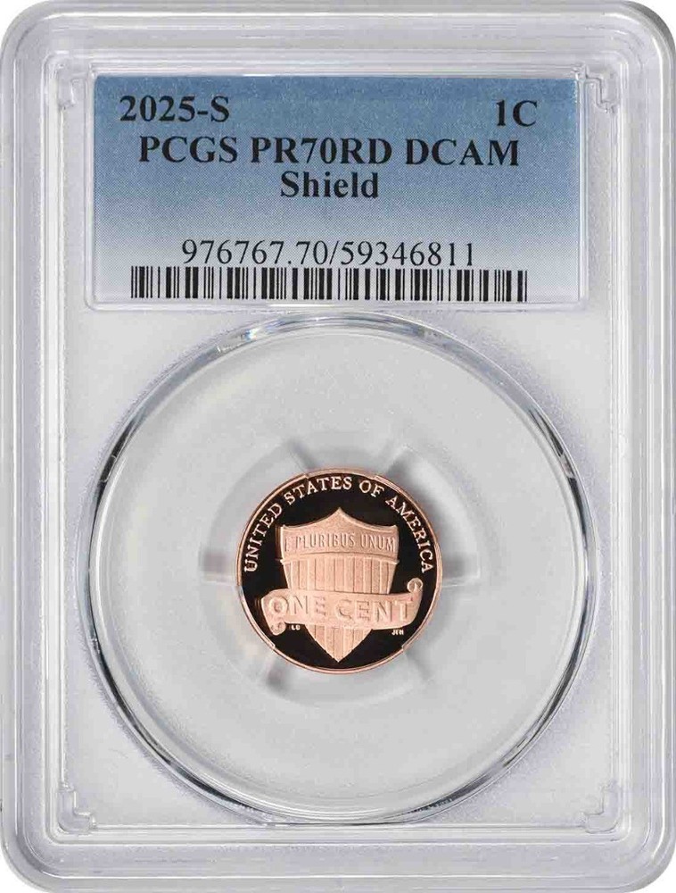2025-S Lincoln Cent PR70RD DCAM PCGS