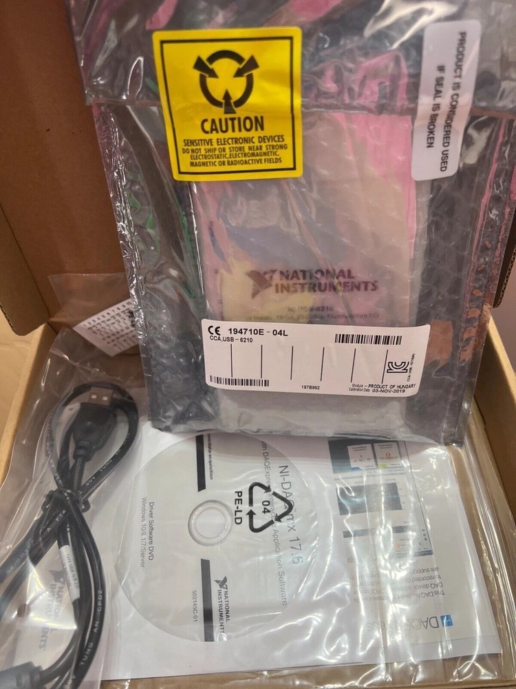 New National Instruments NI USB-6210 779675-01 Multifunction Data Acquisition
