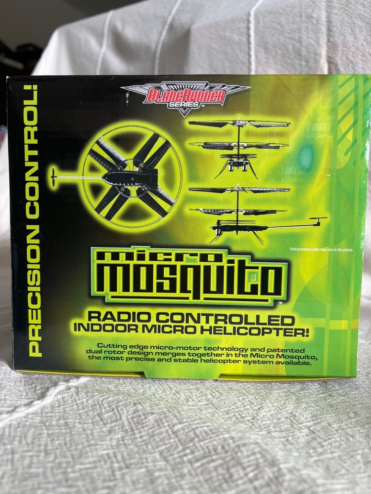 Radio Shack Micro Mosquito RC Helicopter Bladerunner 2007 NIB *UNTESTED* NEW