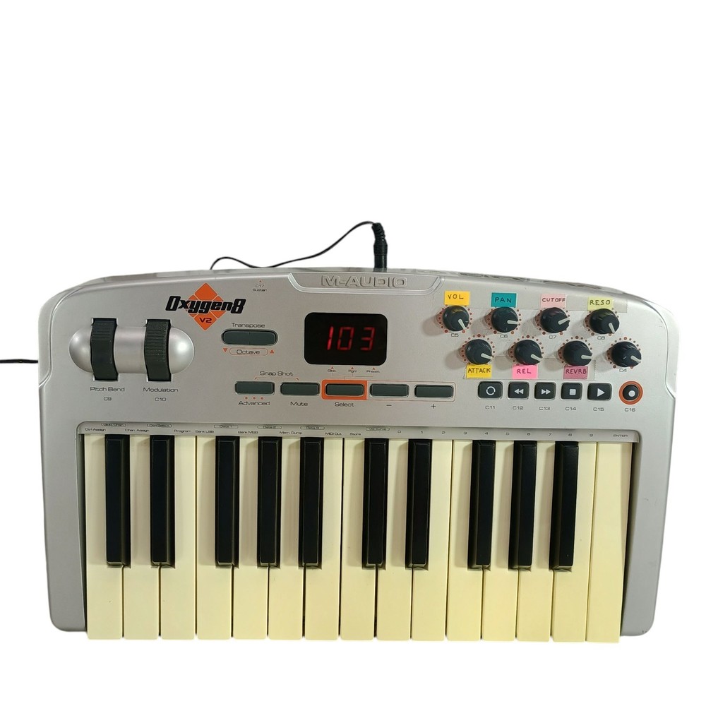 M-Audio Midiman Oxygen 8 25 key Controller MIDI - Keyboard Controller USB