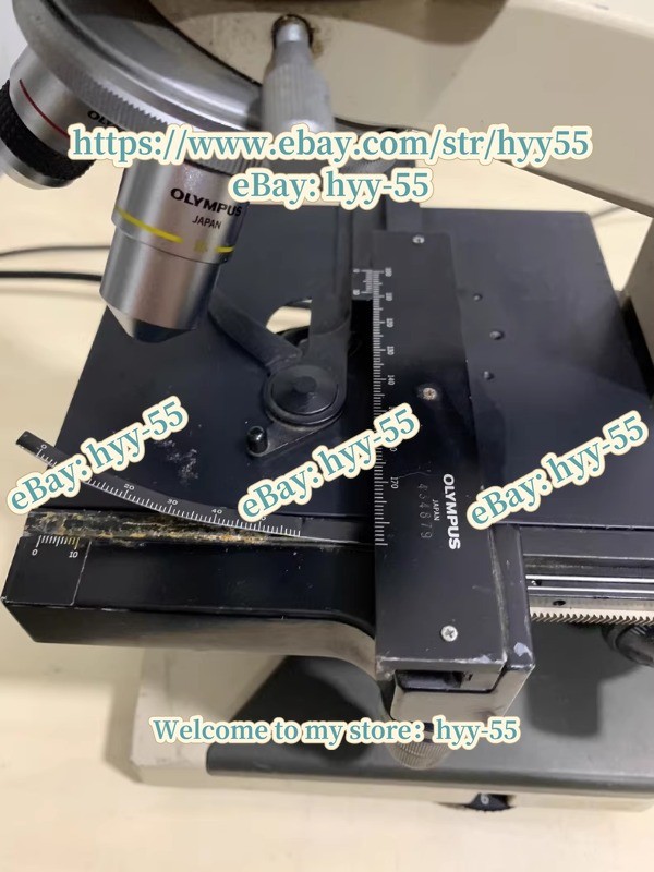 1PCS Olympus CH2 microscope has three lenses, EA40/4/EA10,-/55