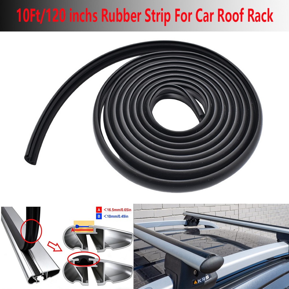 1 SET FOR HONDA BLACK ROOF TOP CROSSBAR TRIM DRIP MOLDINGS COVERS SEALING STRIP
