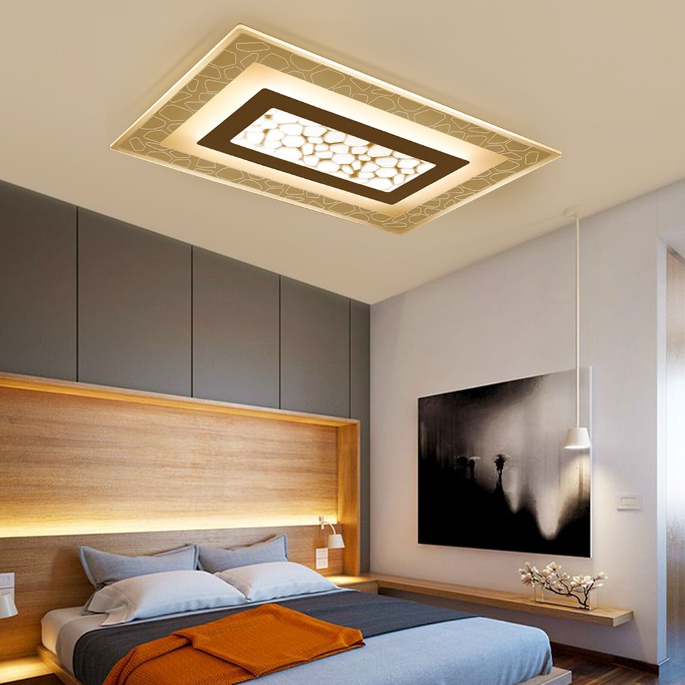 Modern Acrylic Flush Mount LED Ceiling Light Kitchen Bedroom Down Lighting Lamp