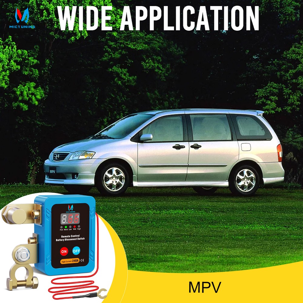 Remote Control Car Battery Switch Disconnect Power Cut Off Kill Master Isolator