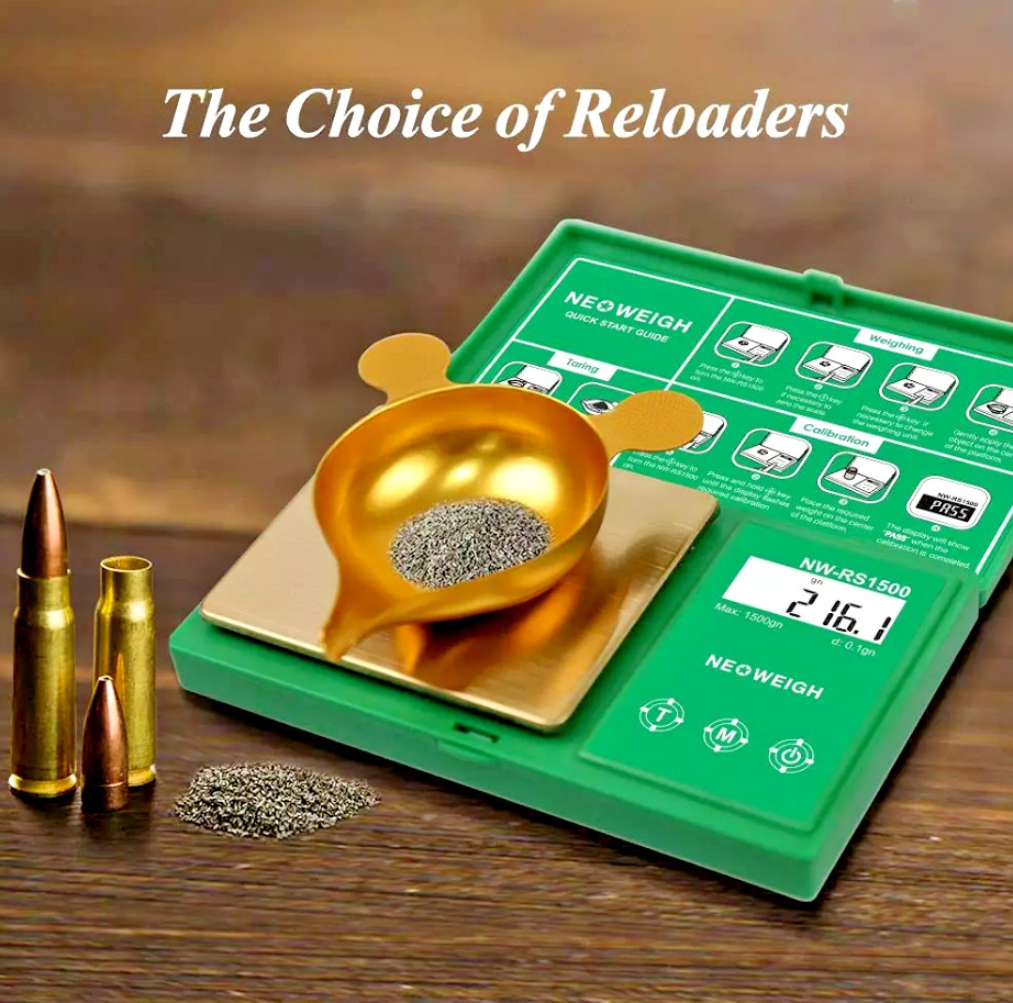 Reloading Scale Powder Scale for Reloading 1500 Grains X 0.1 Grain Digital