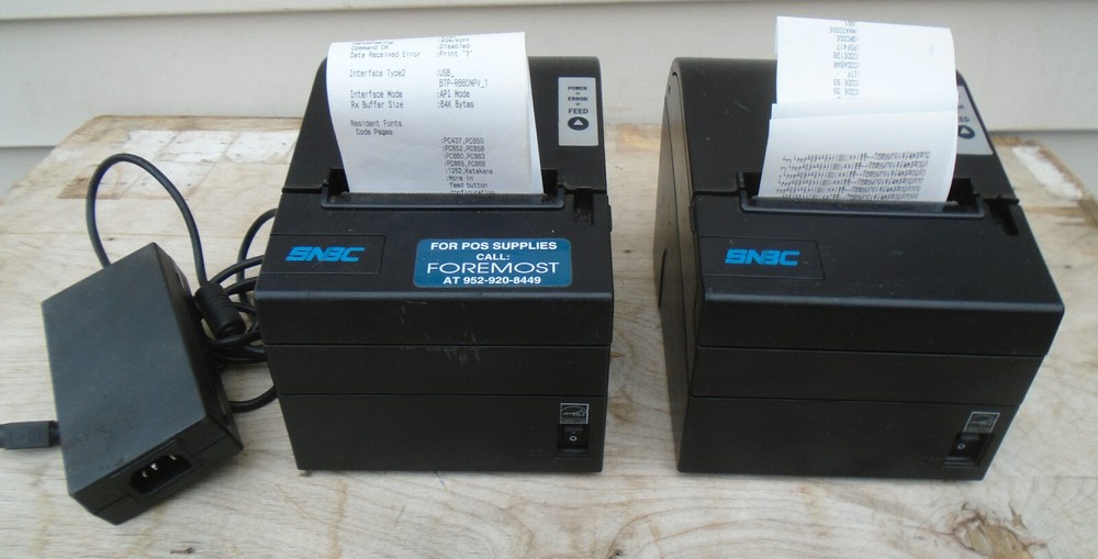 SNBC BTP-R880NPV POS Thermal Receipt Printer - USB & Parallel Connection