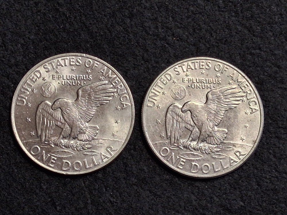 1971 Eisenhower Dollar P and D