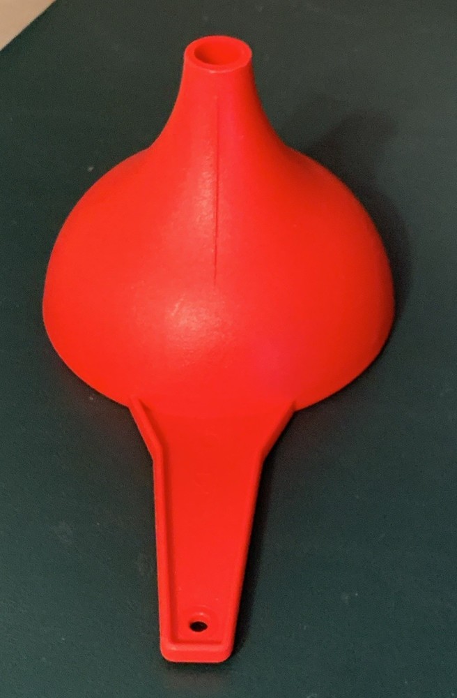 Tupperware “Hershey Kiss” Funnel Red