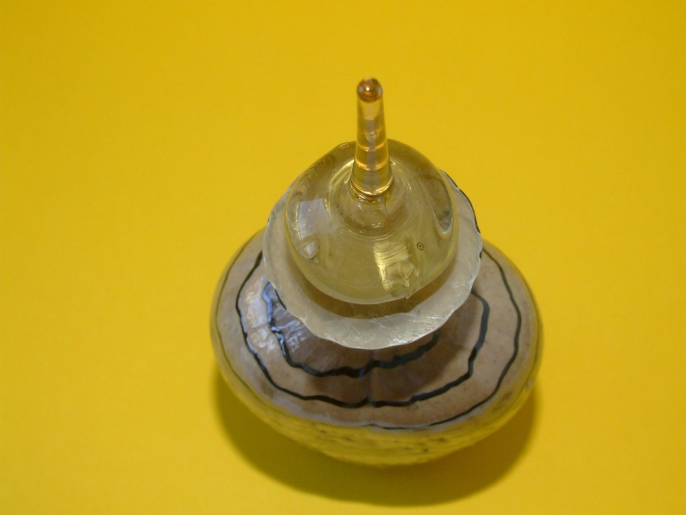 A Glass perfume Bottle with Stopper