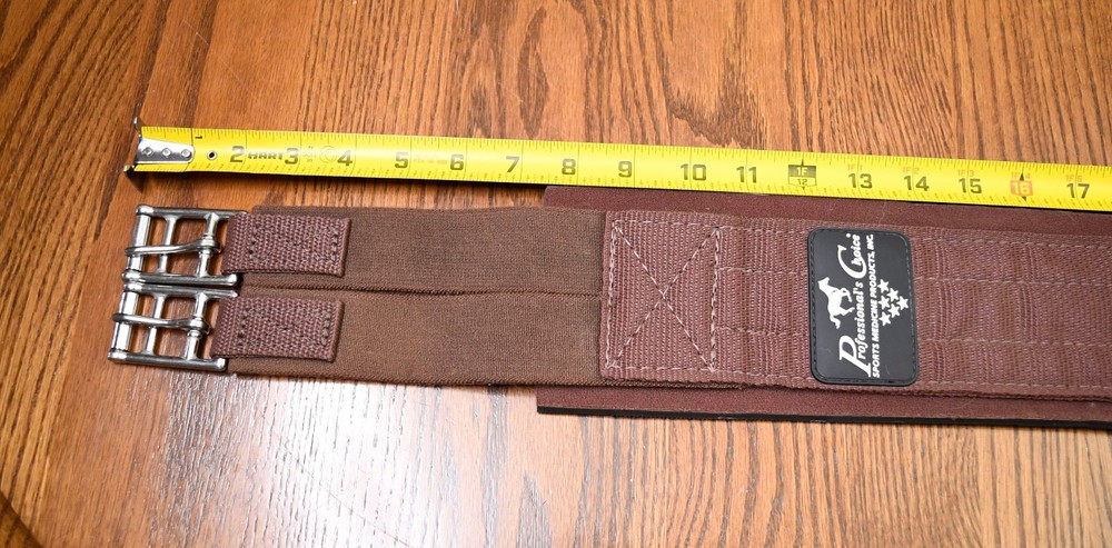 Professional's Choice, girth, brown, 40” pony