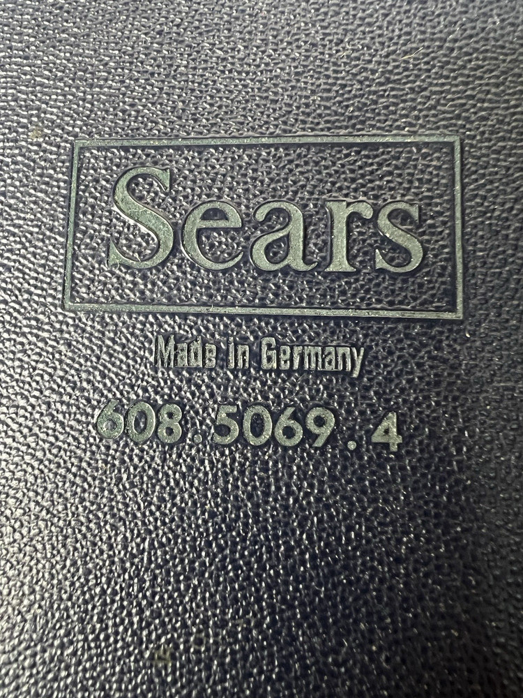VINTAGE Sears Precision Drafting Compass & Tools Set Made in Germany 608.5069.4