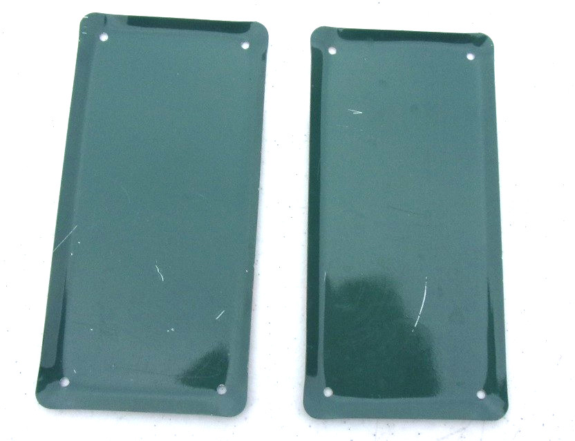 Vintage Style Coca-Cola Push Pull Door Plates, 2 Piece Set, Classic Design