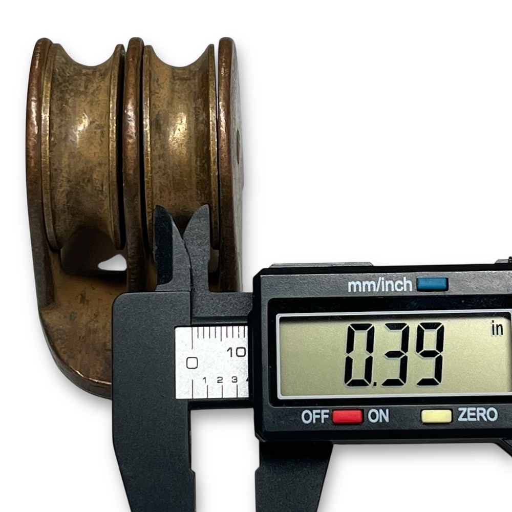 Bronze Double Fairlead 3/8" Line-TWO AVAILABLE