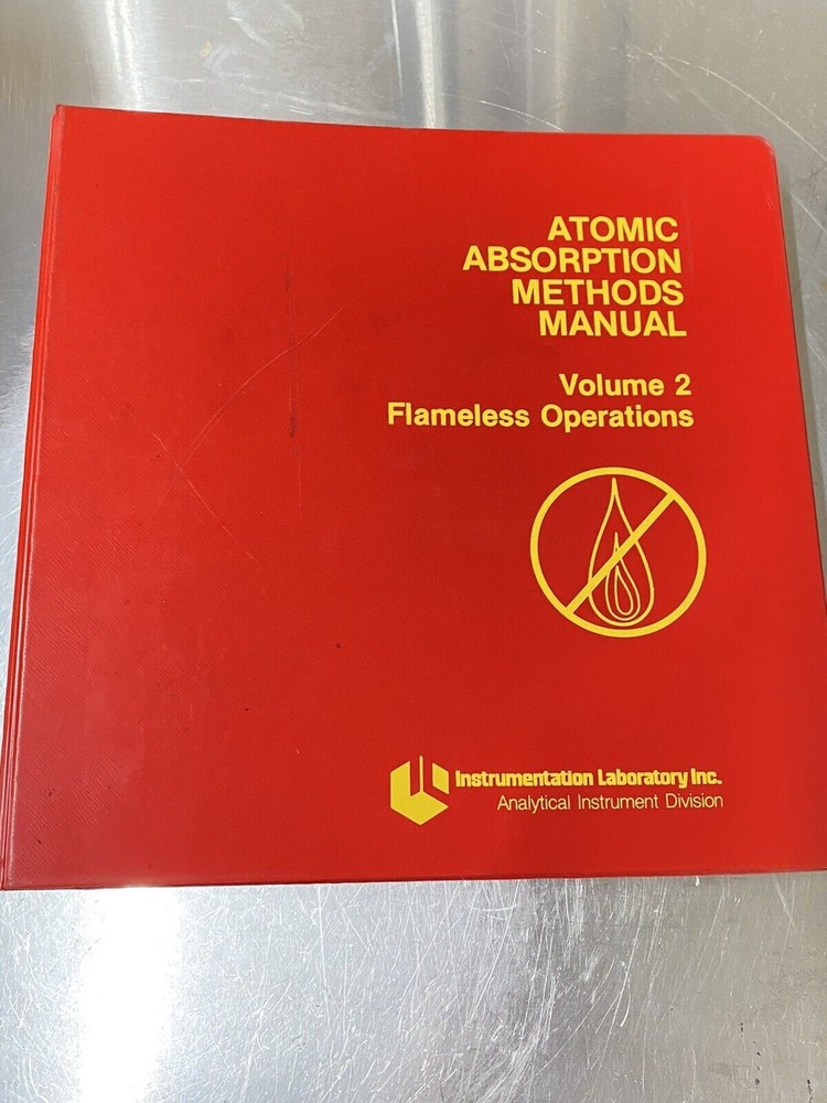 Instrumentation Laboratory Atomic Absorption methods Vol2 - Users Guide / Manual