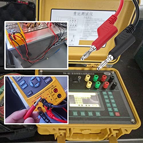 2 Pcs Stackable Banana Plug Test Leads
