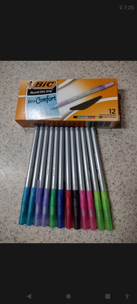Bic Xtra Comfort 8 Multi Colors Medium Ball Pens
