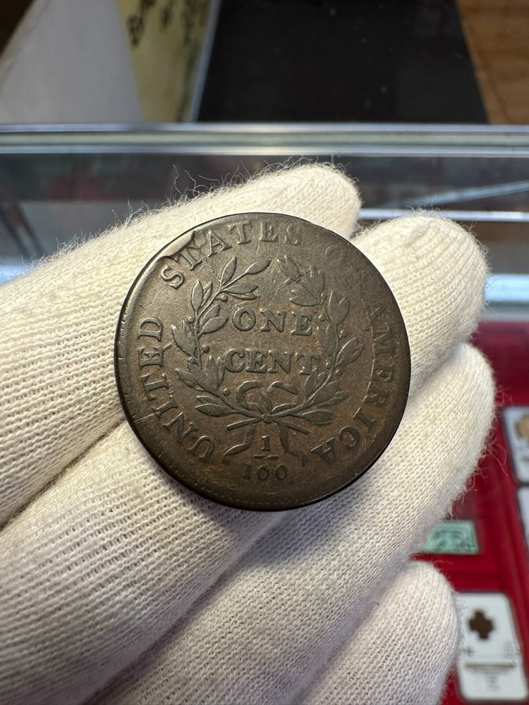 1798 Draped Bust Large Cent Fine Variety S-167